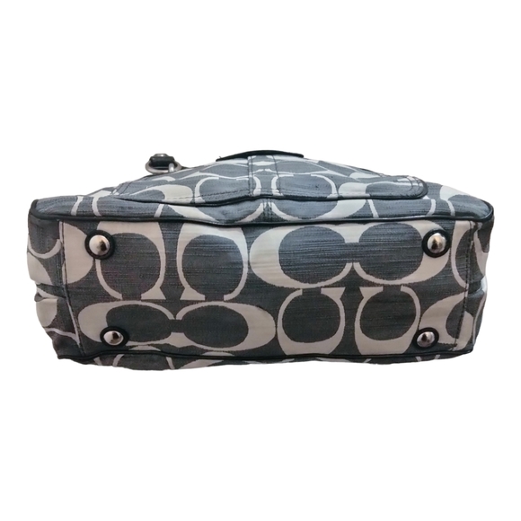 COACH Penelope Shantung Signature Satchel Handbag - Picture 7 of 16